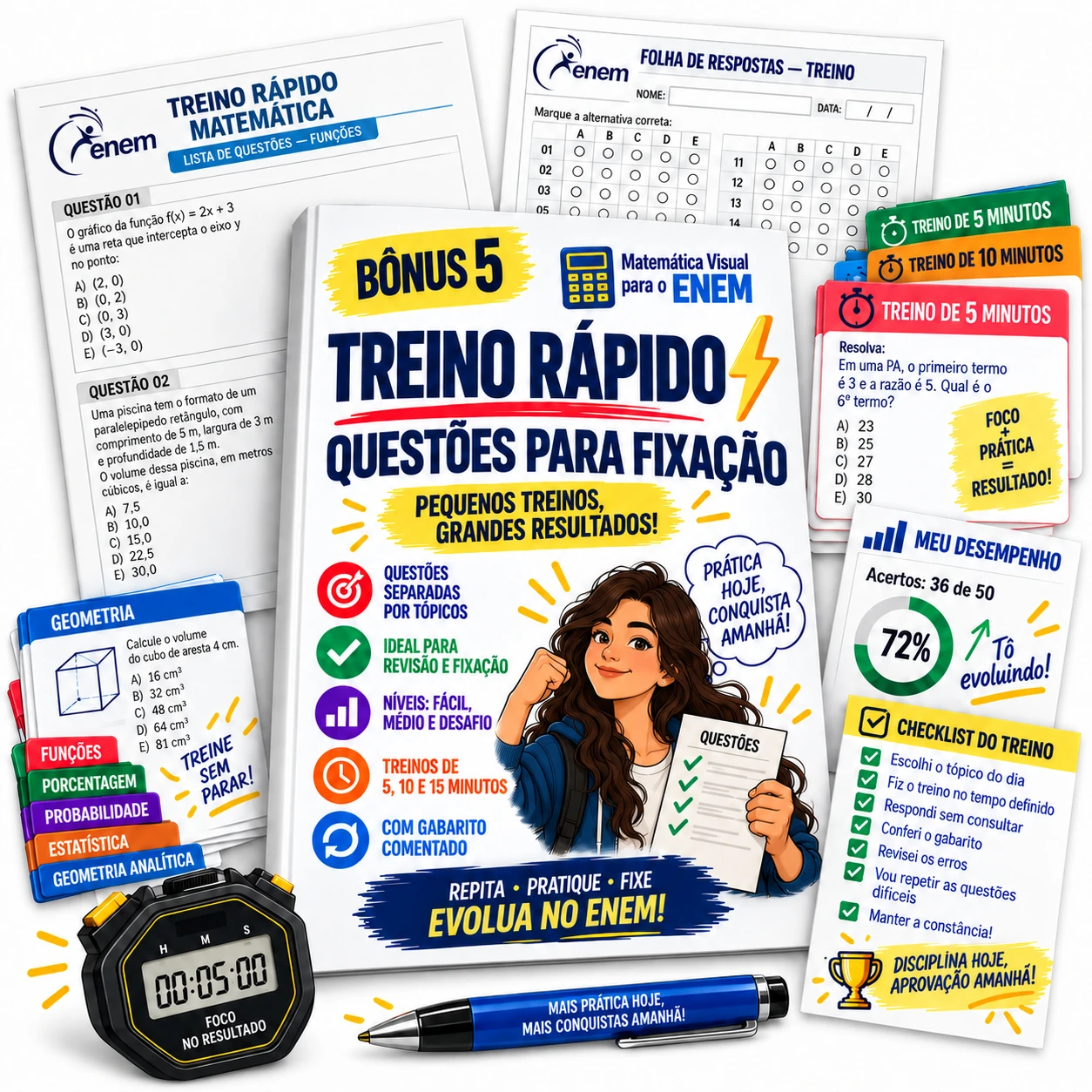TREINO RÁPIDO — QUESTÕES PARA FIXAÇÃO